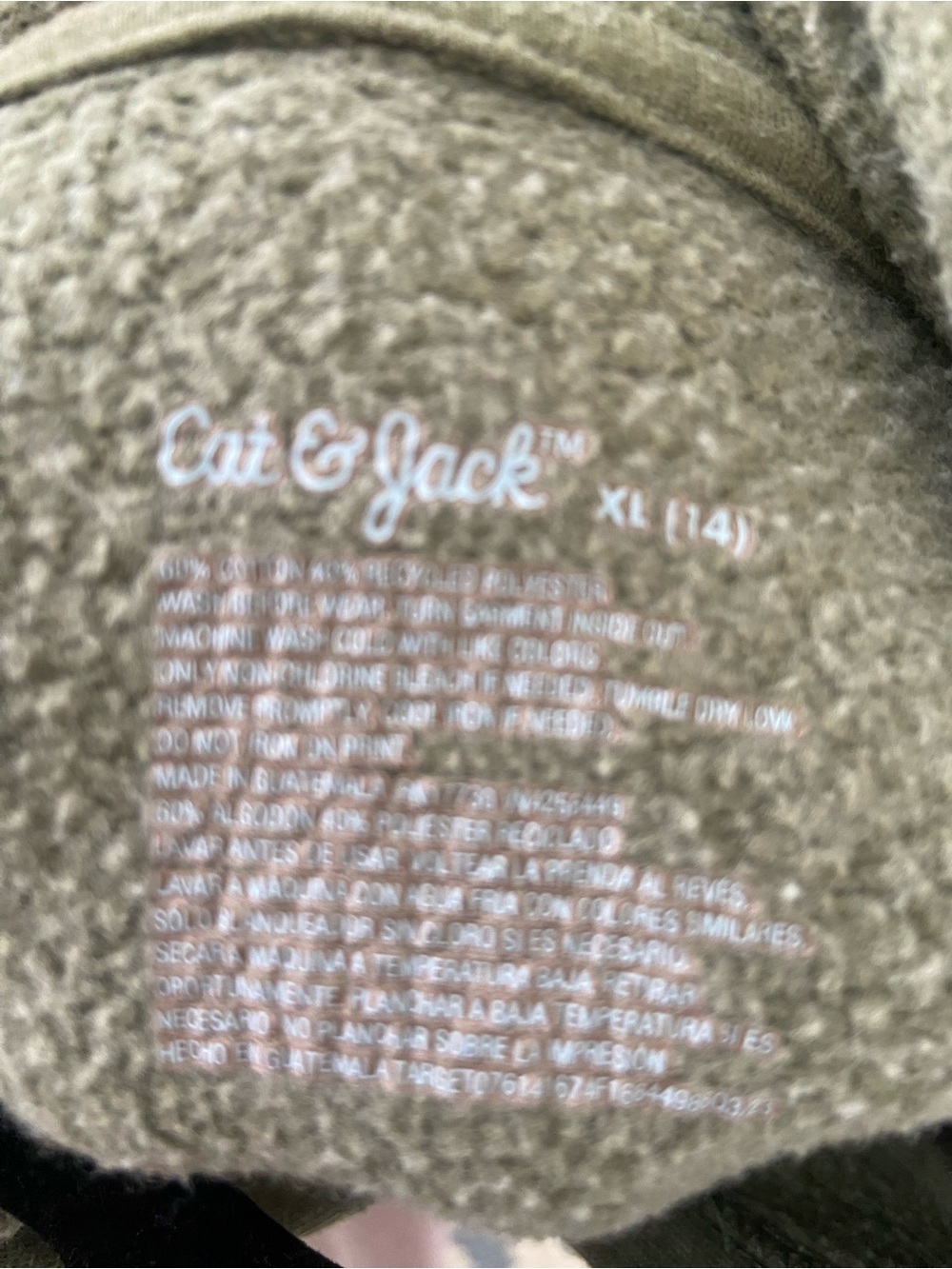 **bundle 3 for $20** Olive Green Boy’s Pullover Hoodie - Picture 4 of 4